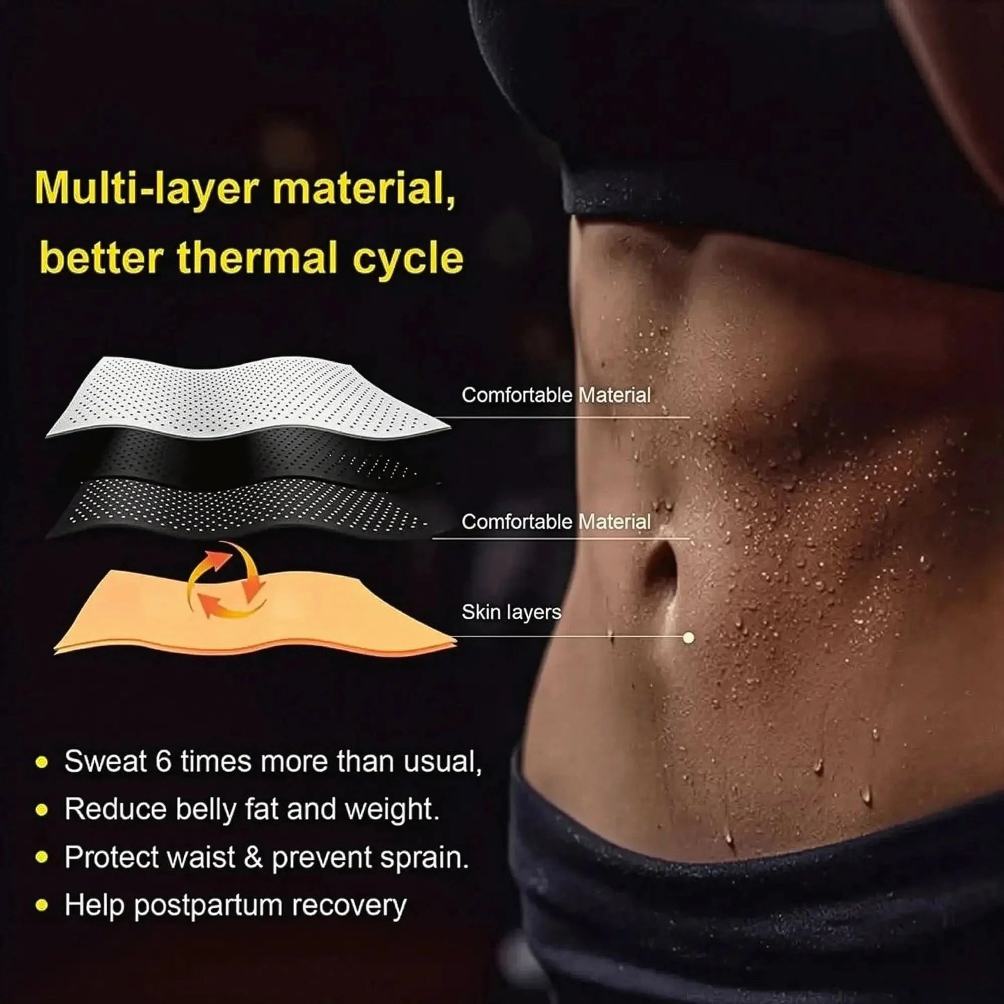 Gaine Post - Partum Double Sangle - Saylana