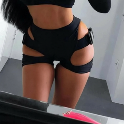 Taille haute froncée pour fessier galbé en mouvement Saylana