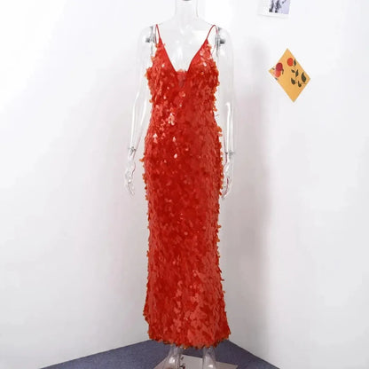 Gown Glamour : Dos Nu & Taille Haute-Saylana