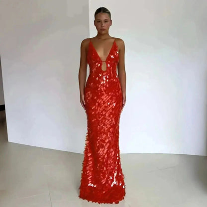 Gown Glamour : Dos Nu & Taille Haute - Saylana