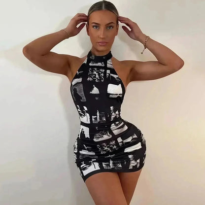 Halter Bodycon Sexy Été - Saylana