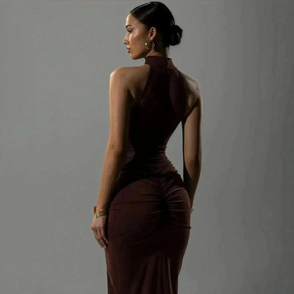 Halter Chic Taille Haute Slim - Saylana