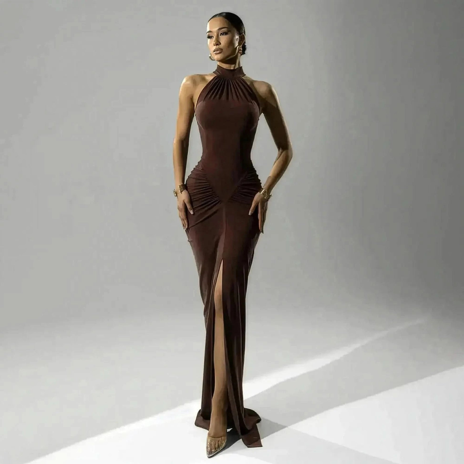 Halter Chic Taille Haute Slim - Saylana