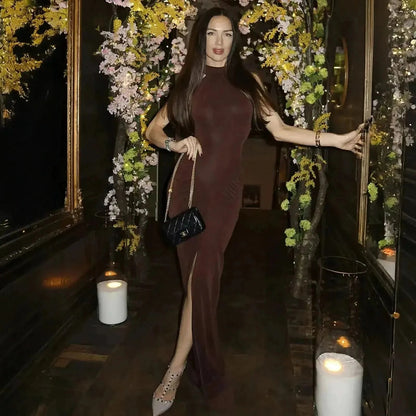 Halter Chic Taille Haute Slim - Saylana