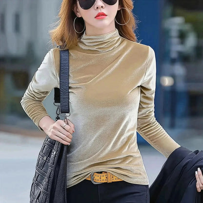 Haut Col Roulé Velours - Saylana