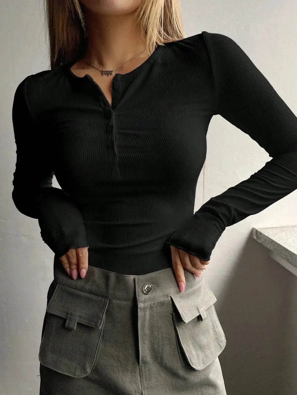 Haut Manches Longues Basique-Saylana