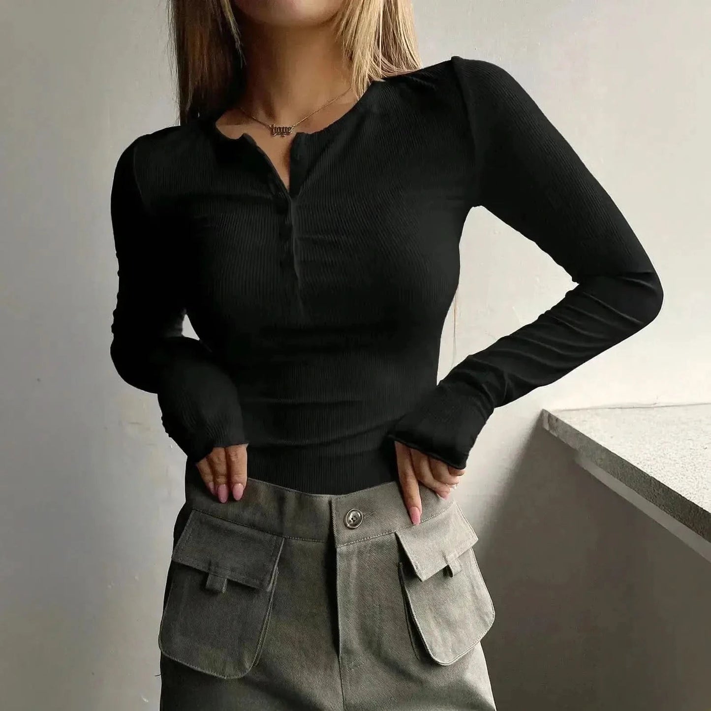 Haut Manches Longues Basique - Saylana