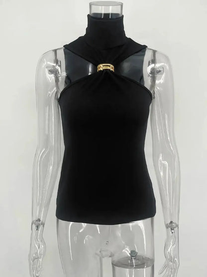 Haut Y2K bustier asymétrique sexy-Saylana