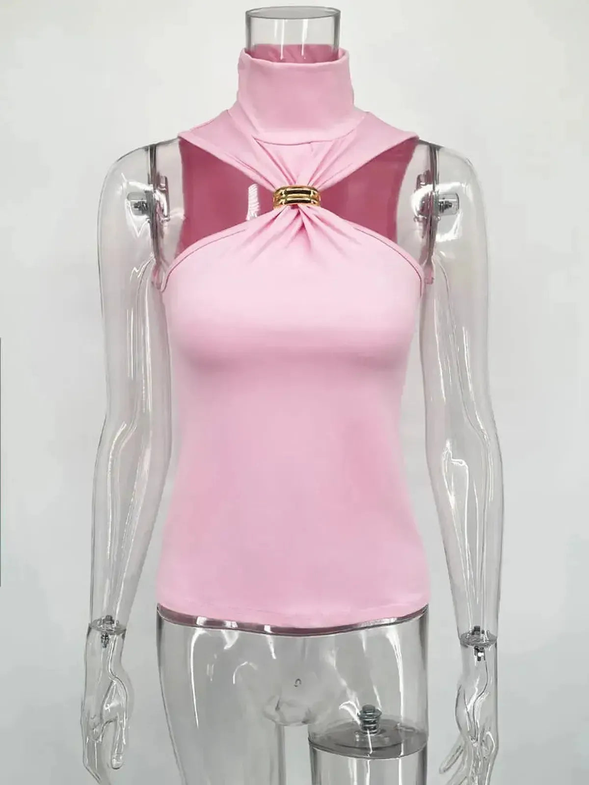Haut Y2K bustier asymétrique sexy-Saylana