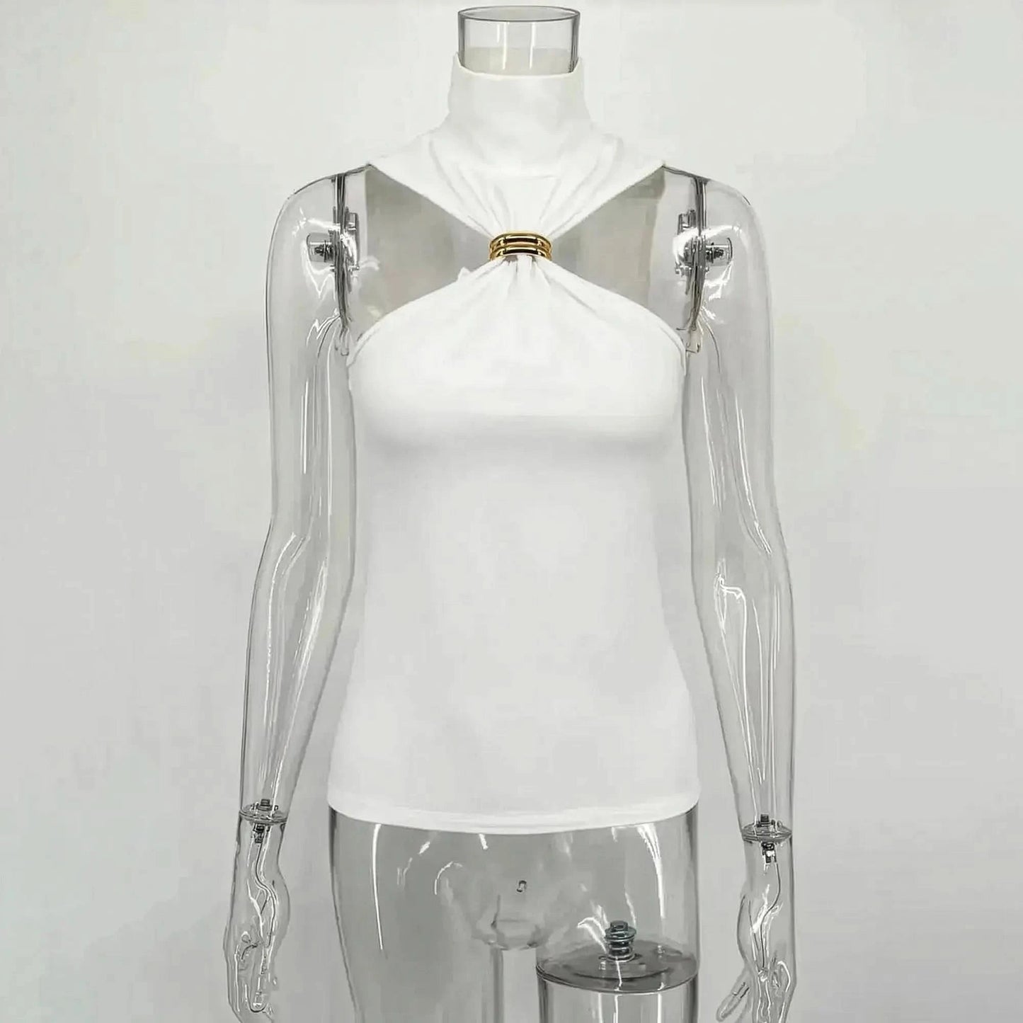 Haut Y2K bustier asymétrique sexy - Saylana