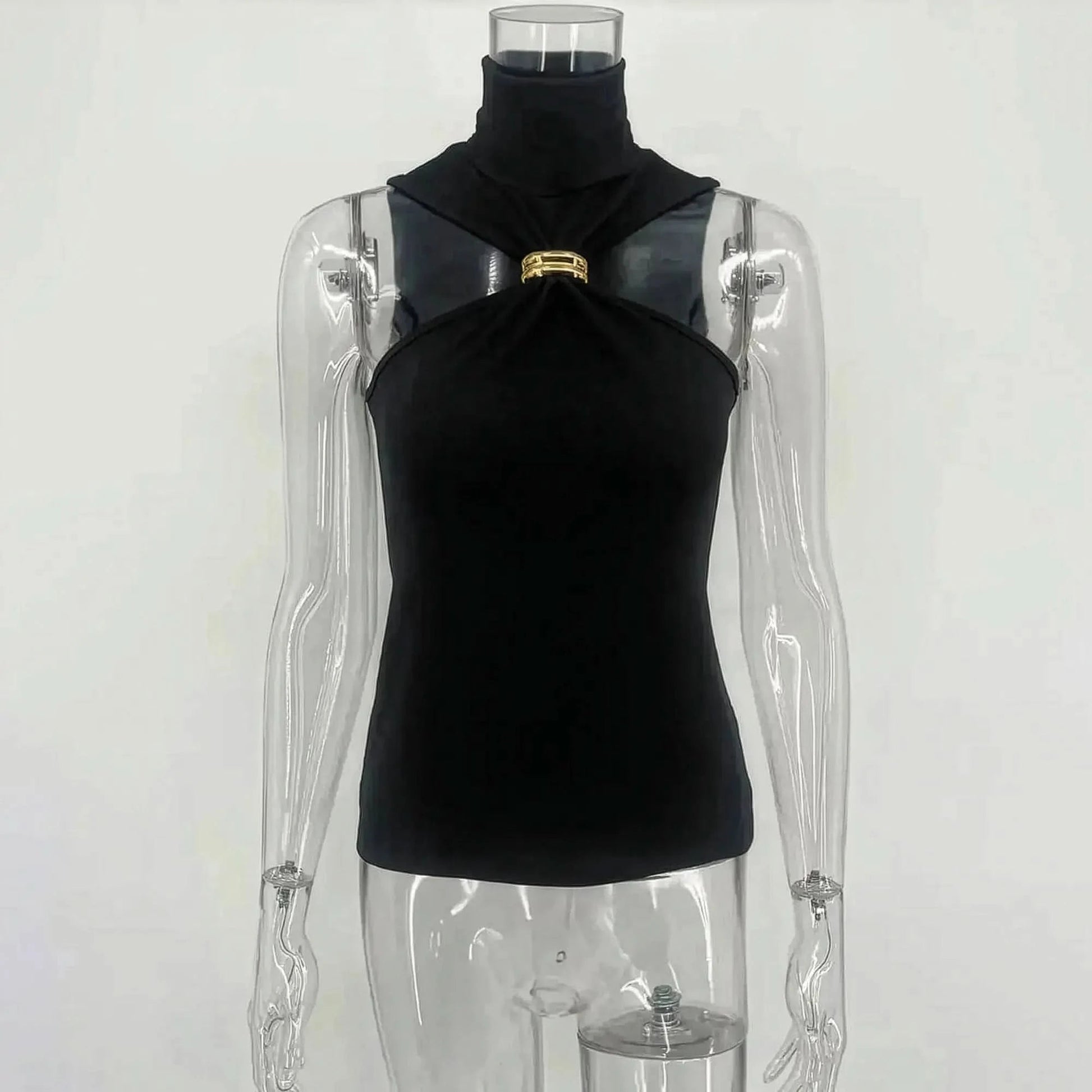 Haut Y2K bustier asymétrique sexy - Saylana