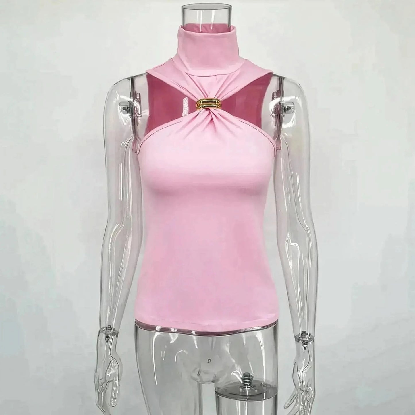 Haut Y2K bustier asymétrique sexy - Saylana