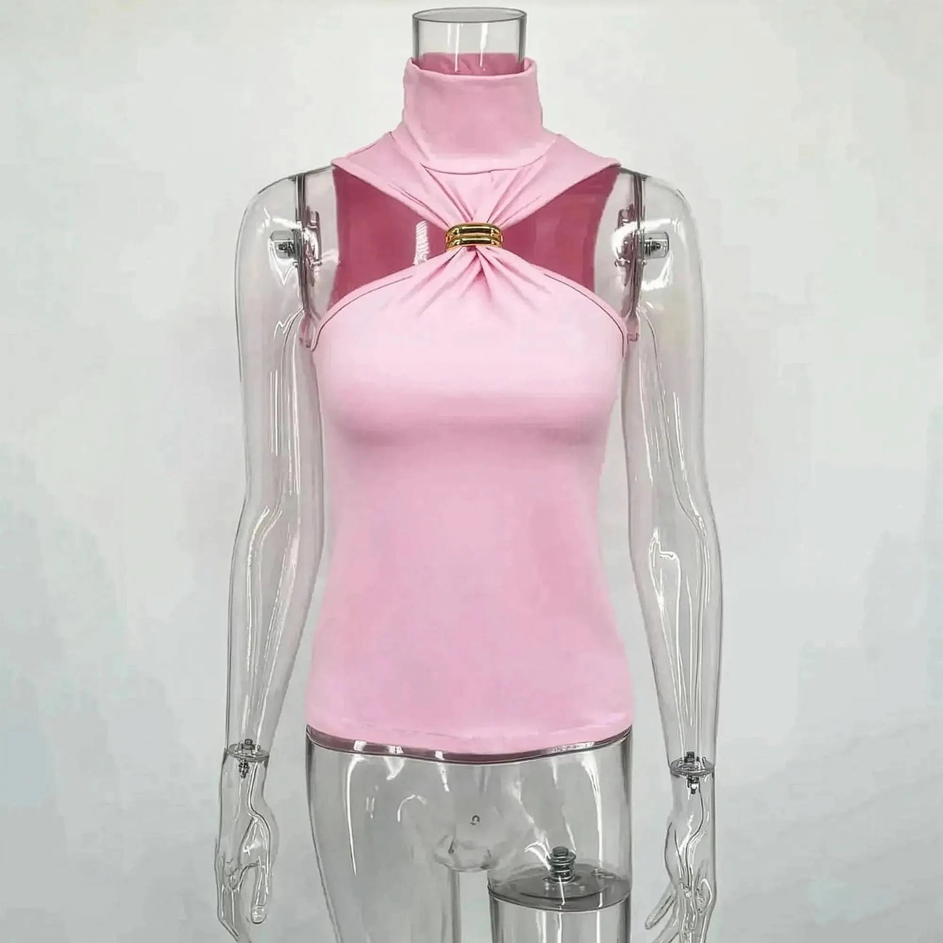 Haut Y2K bustier asymétrique sexy - Saylana