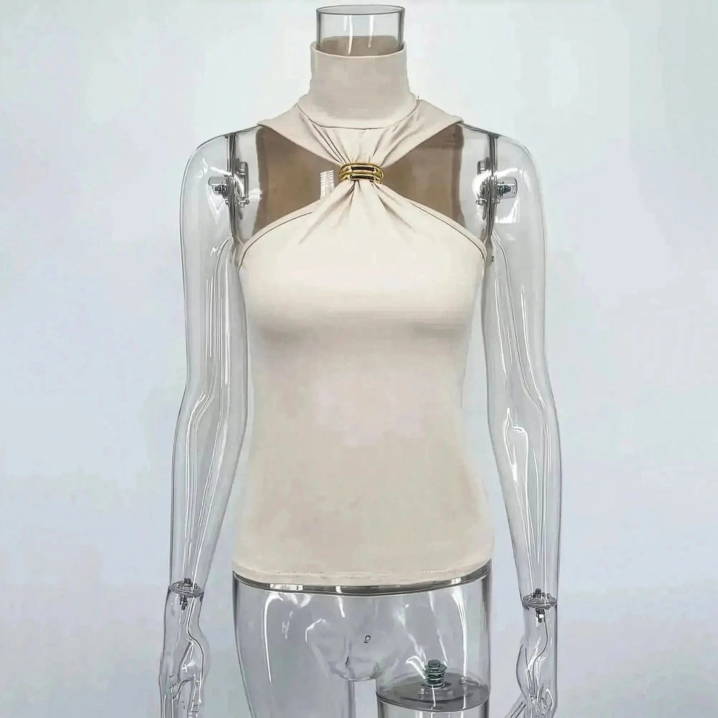 Haut Y2K bustier asymétrique sexy - Saylana