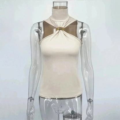 Haut Y2K bustier asymétrique sexy - Saylana