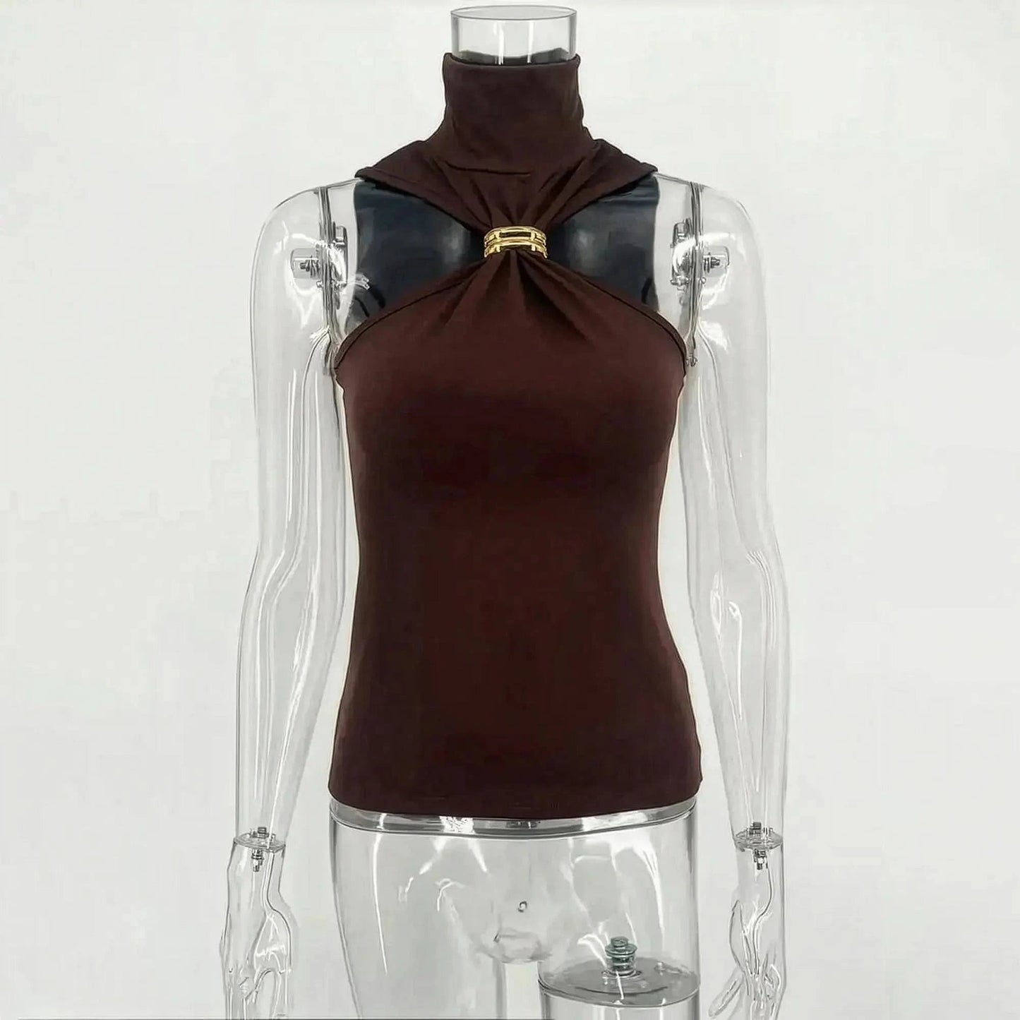 Haut Y2K bustier asymétrique sexy - Saylana