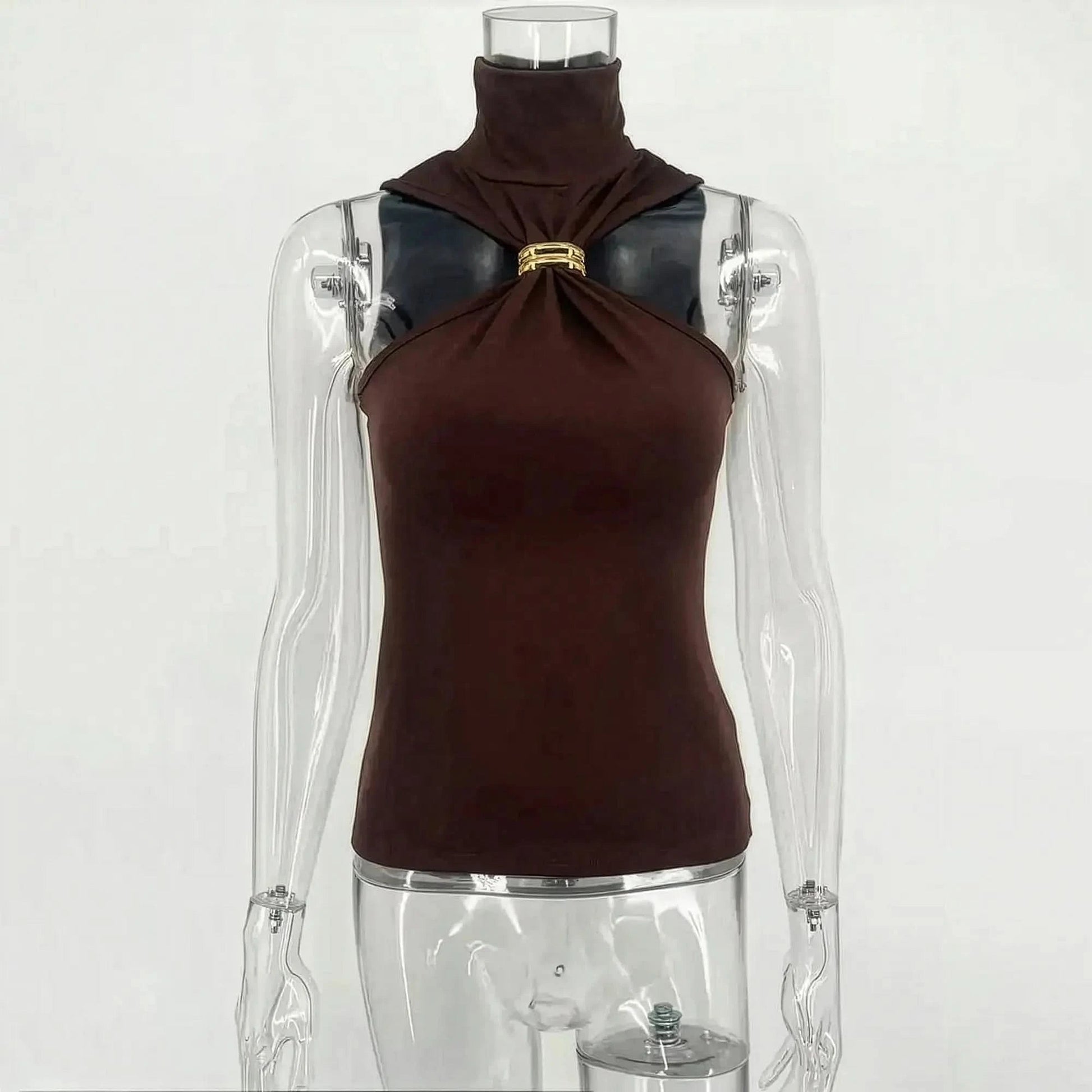 Haut Y2K bustier asymétrique sexy - Saylana