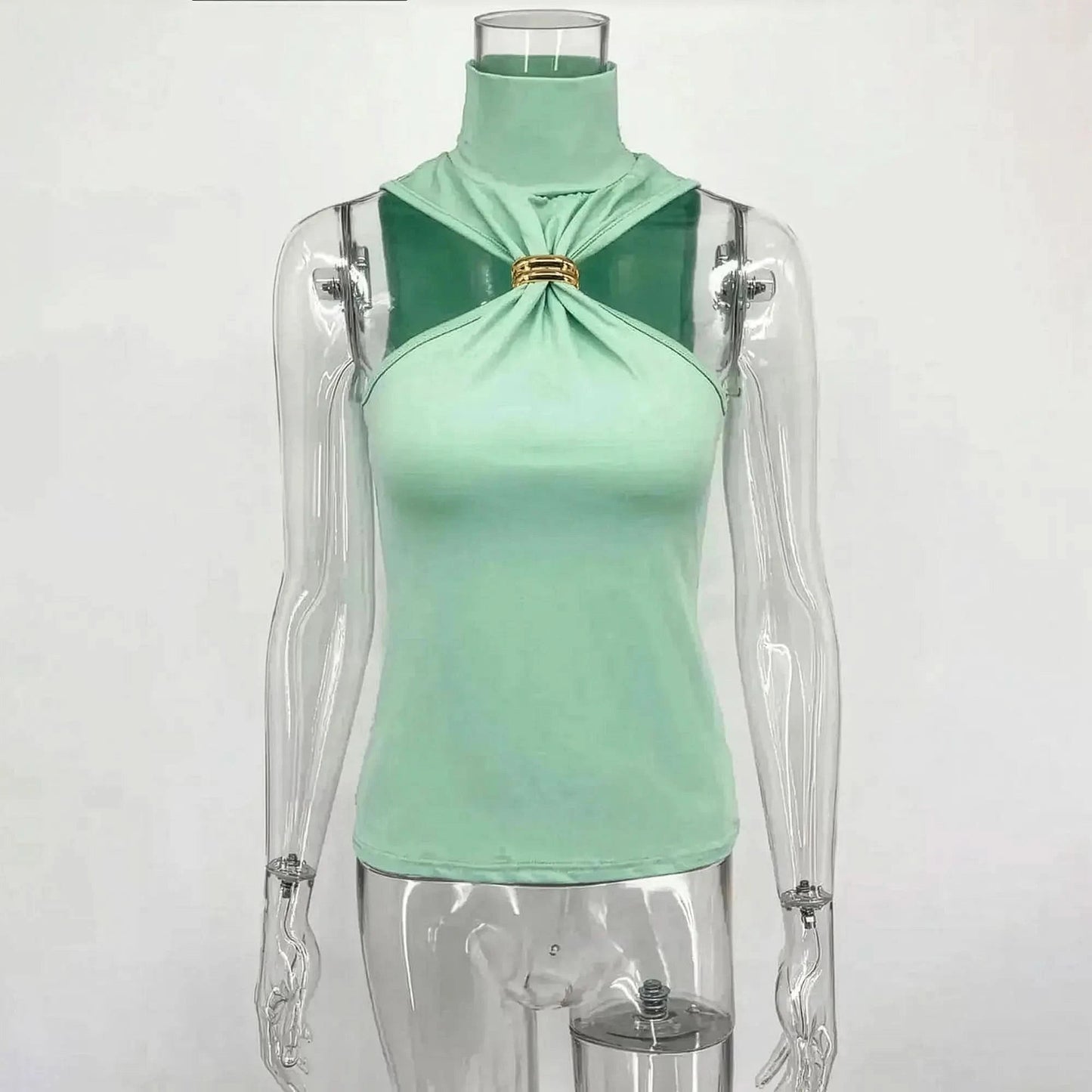 Haut Y2K bustier asymétrique sexy - Saylana