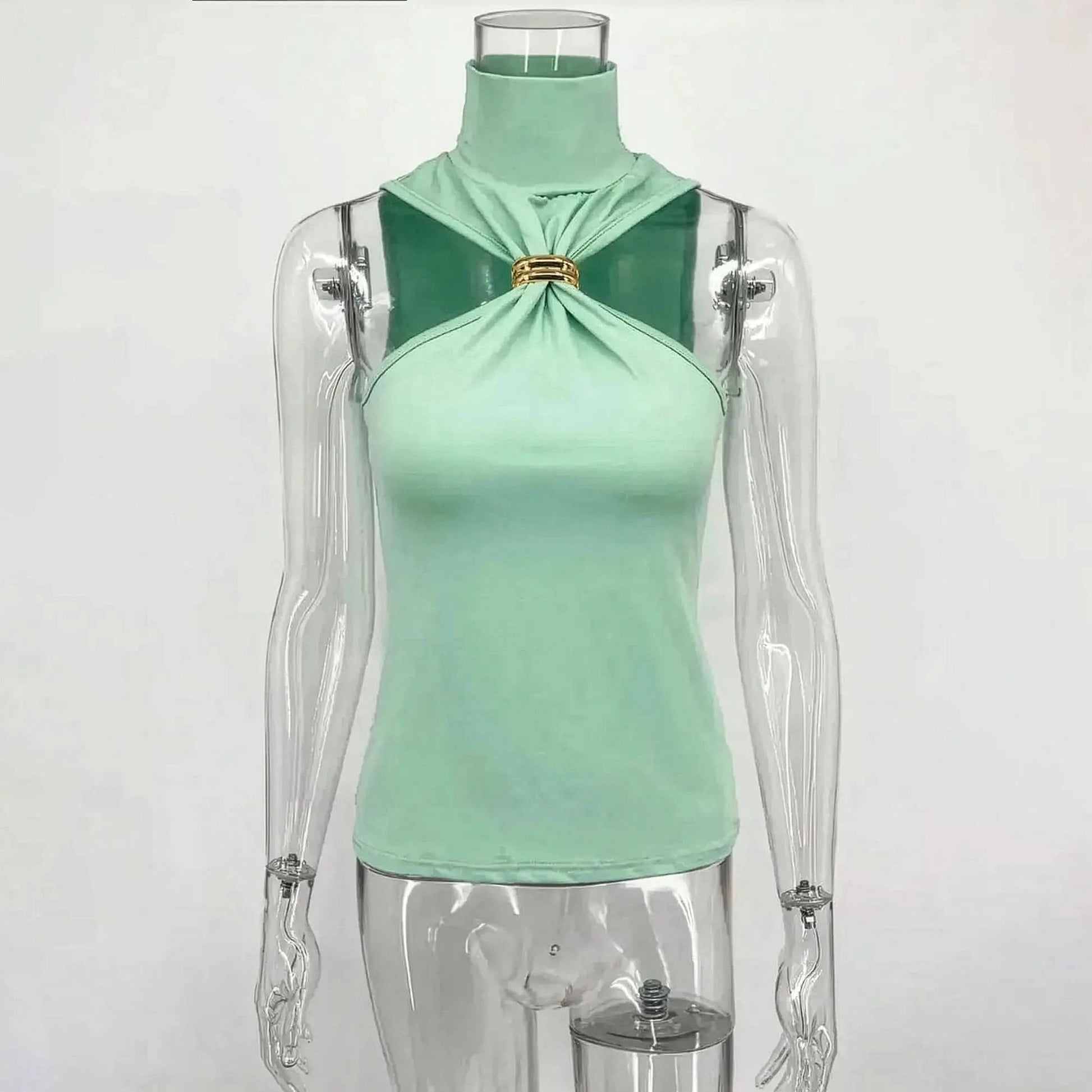 Haut Y2K bustier asymétrique sexy - Saylana