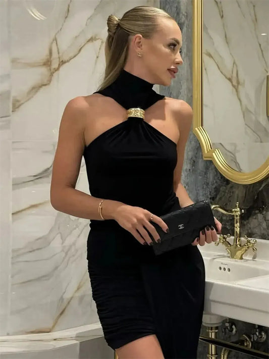Haut Y2K bustier asymétrique sexy-Saylana