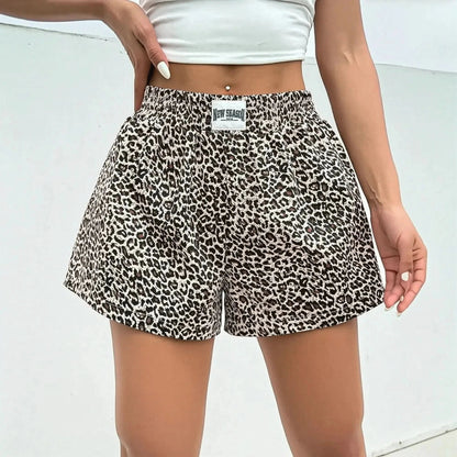 Imprimé léopard chic et coupe A - line - Saylana