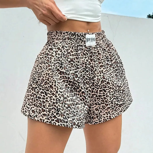Imprimé léopard chic et coupe A-line-Saylana
