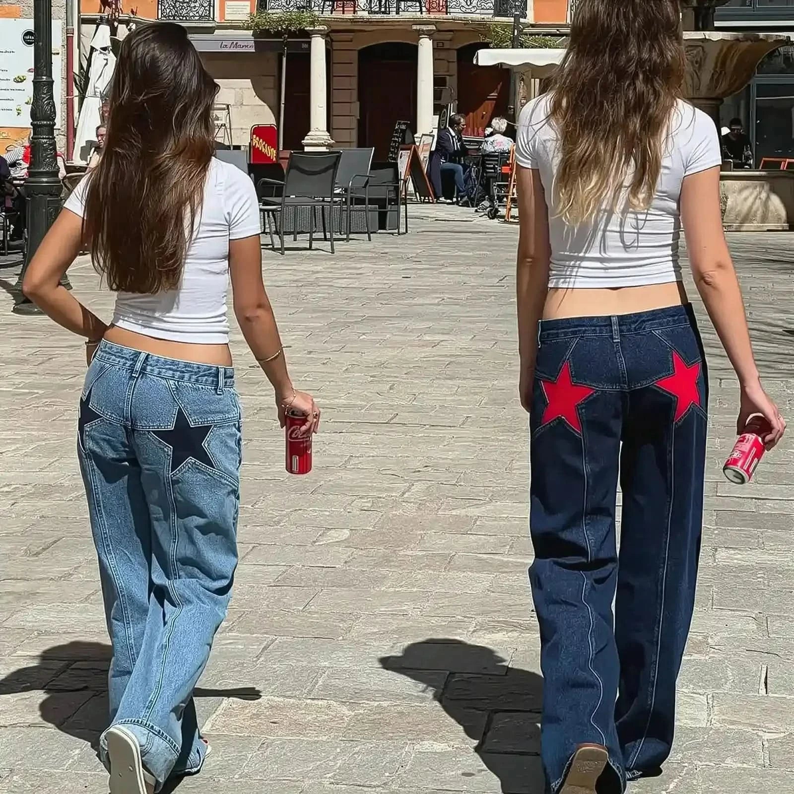 Imprimé Star & Coupe Loose - Saylana