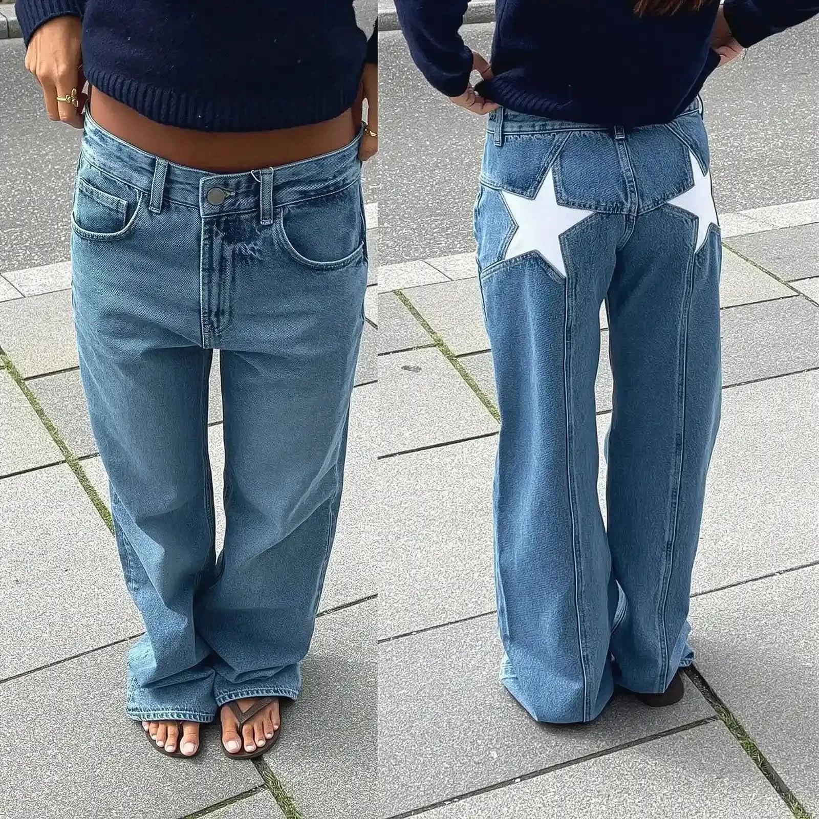 Imprimé Star & Coupe Loose - Saylana