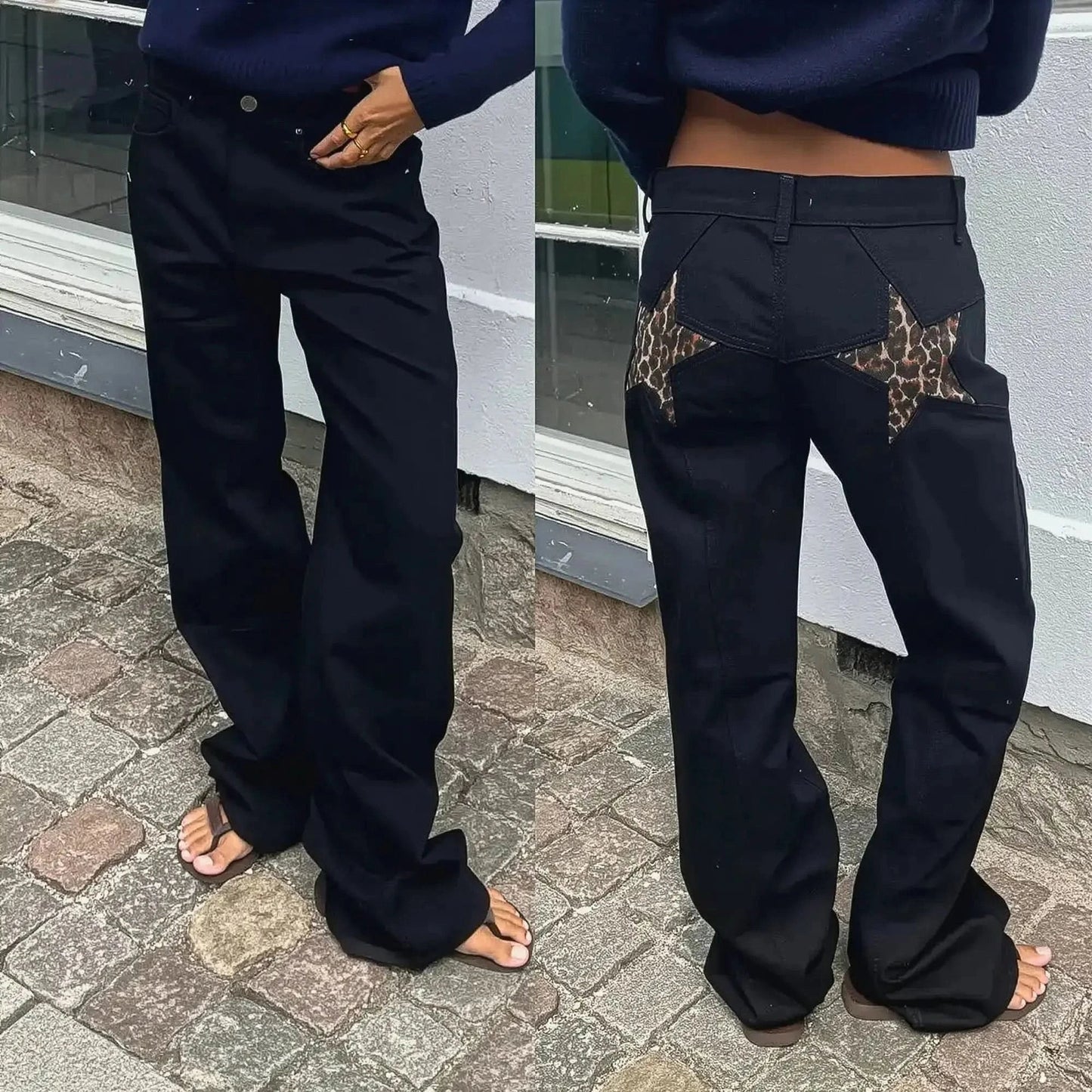 Imprimé Star & Coupe Loose - Saylana