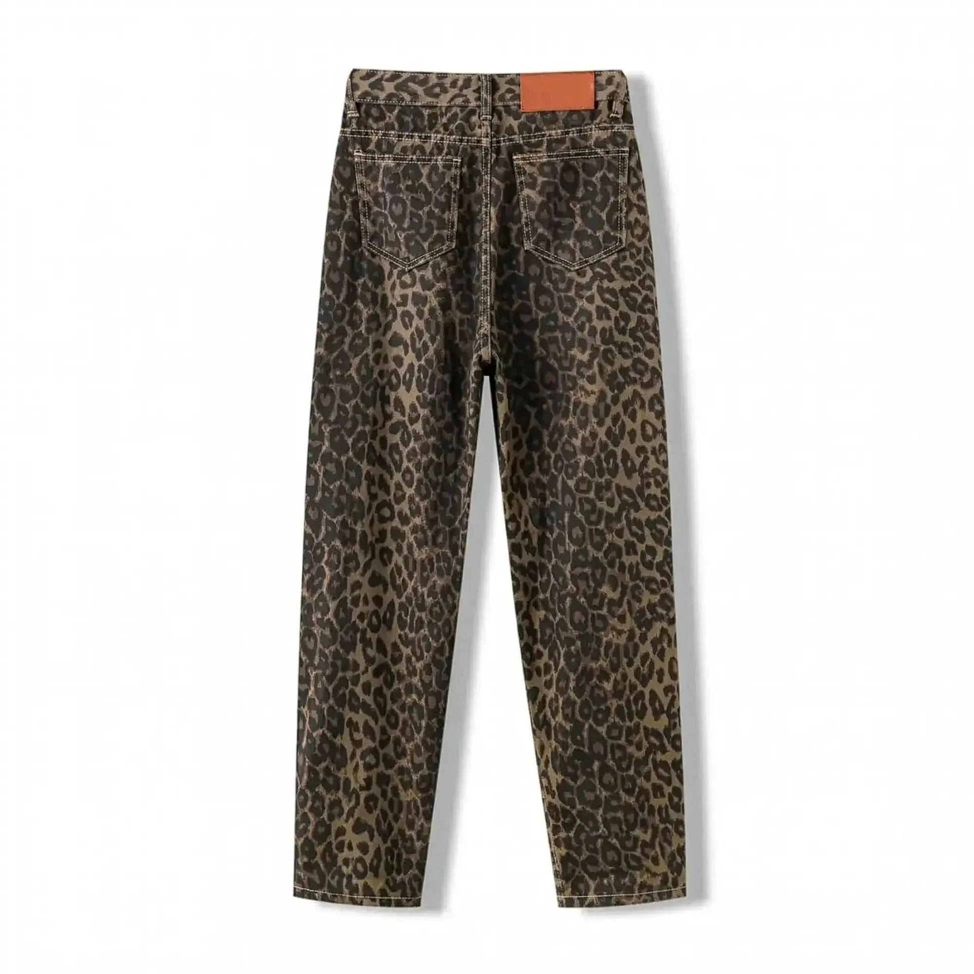 Jean Baggy Léopard Tendance - Saylana