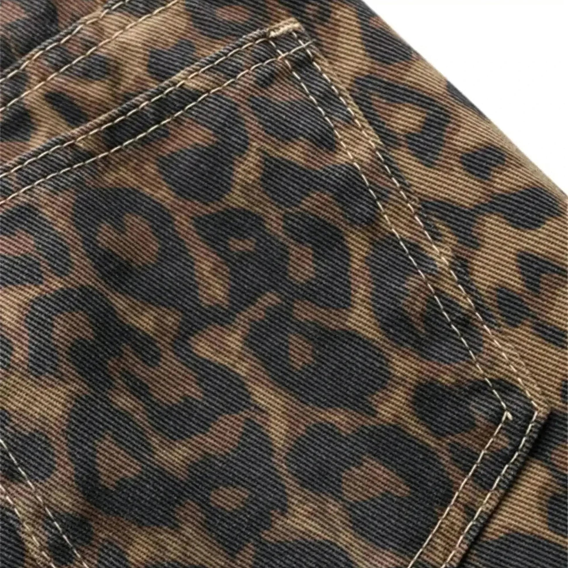 Jean Baggy Léopard Tendance - Saylana