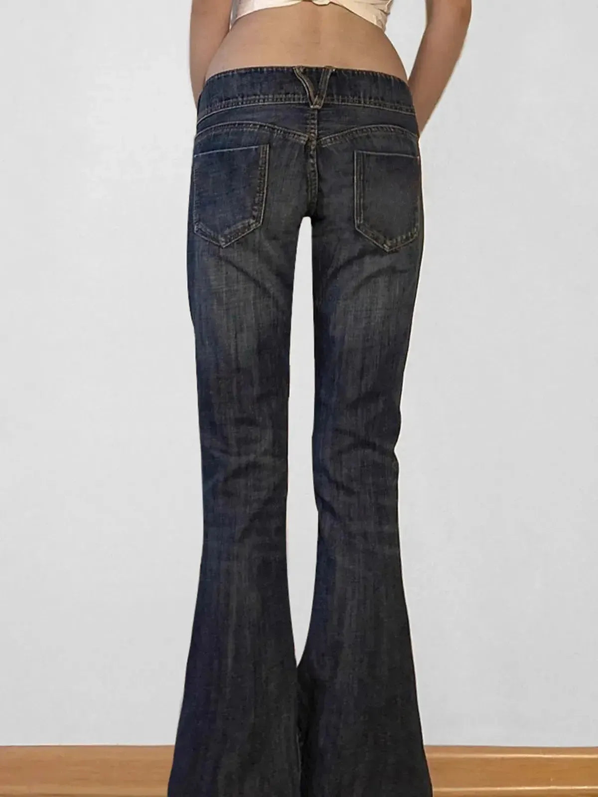 Jean flare vintage coupe évasée-Saylana