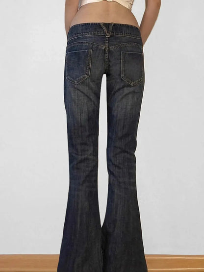 Jean flare vintage coupe évasée-Saylana