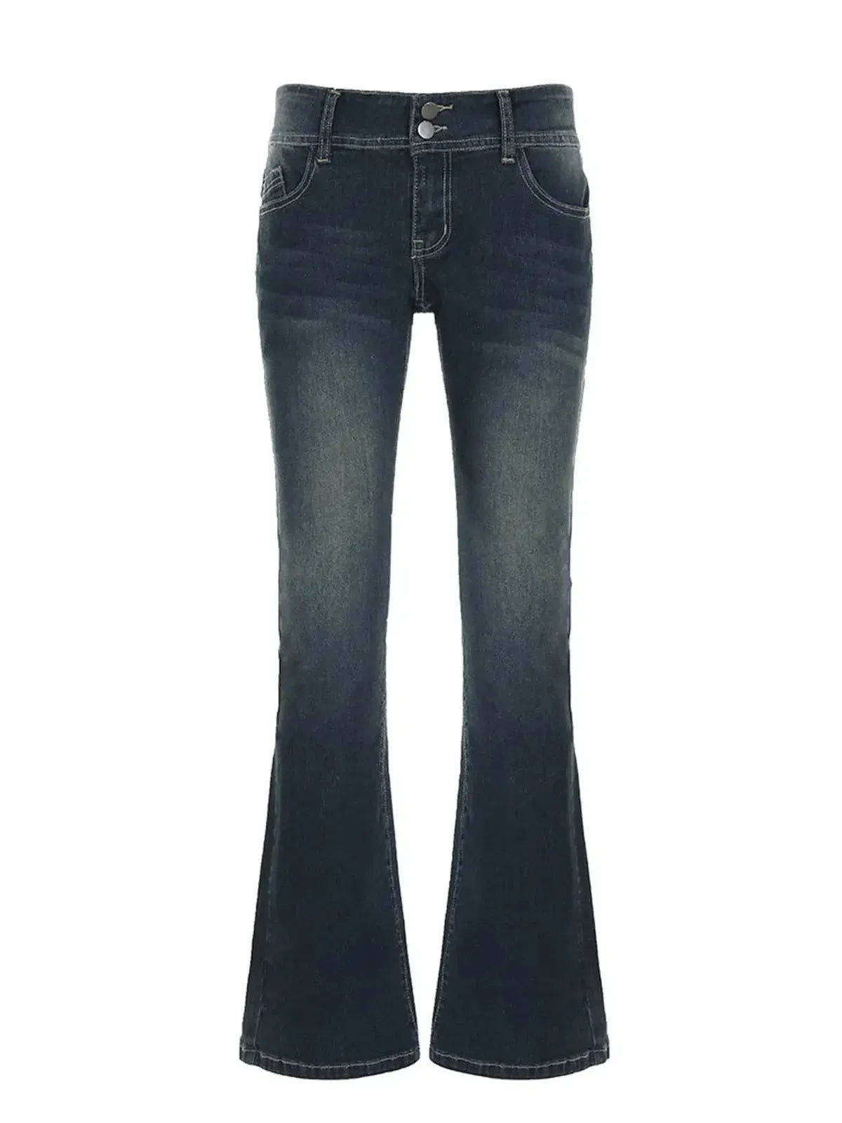 Jean flare vintage coupe évasée-Saylana