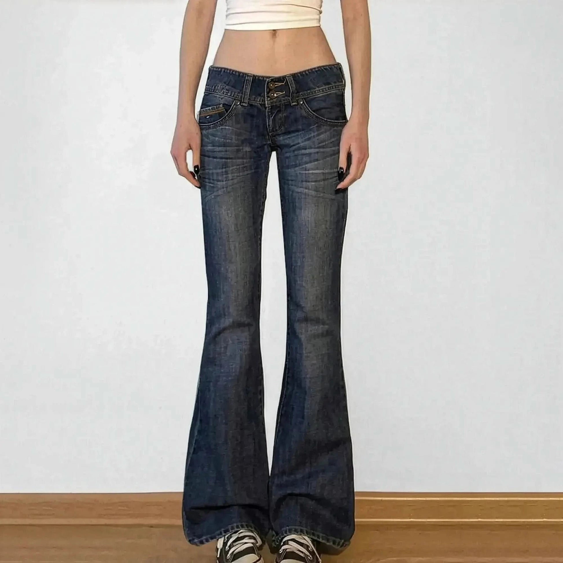 Jean flare vintage coupe évasée - Saylana