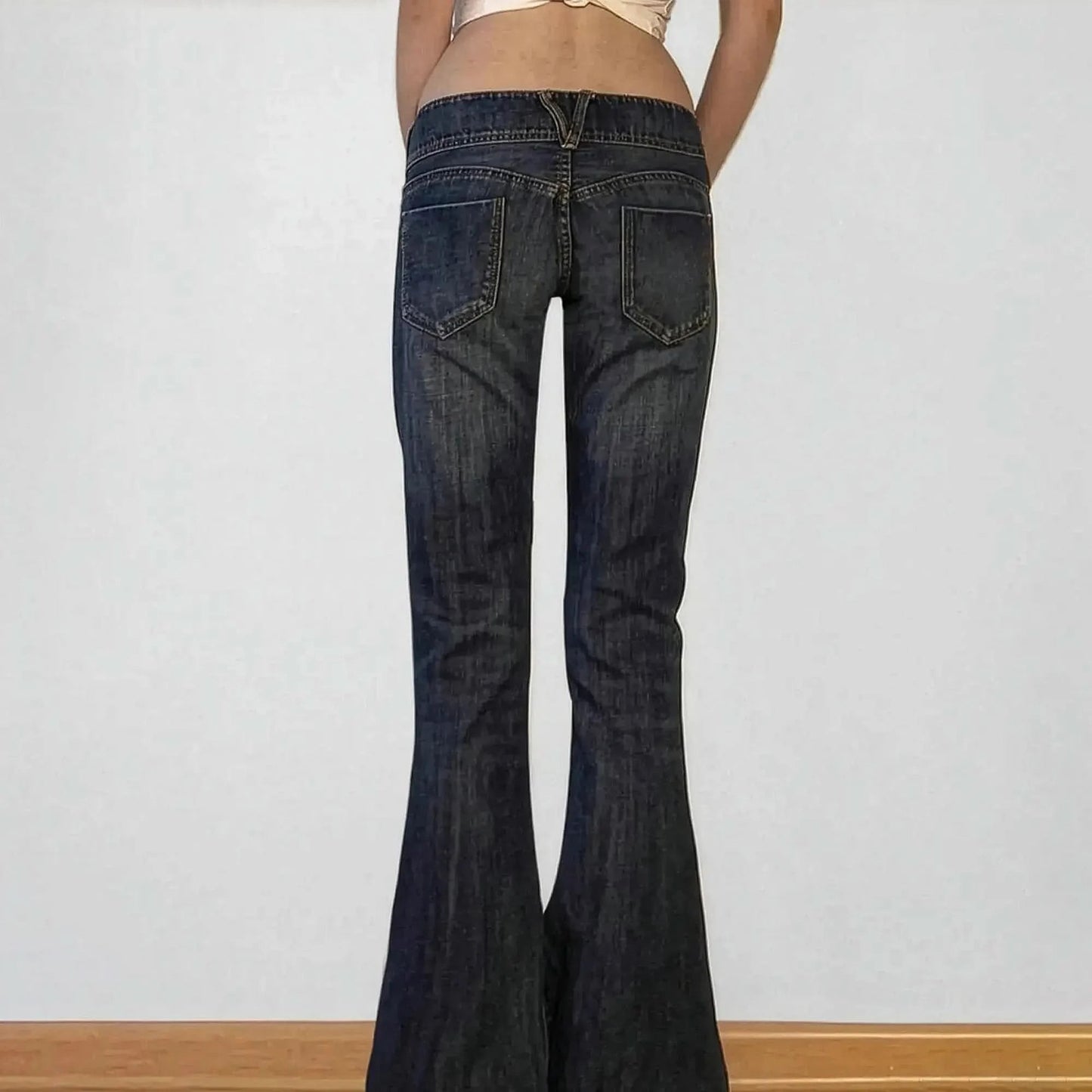 Jean flare vintage coupe évasée - Saylana