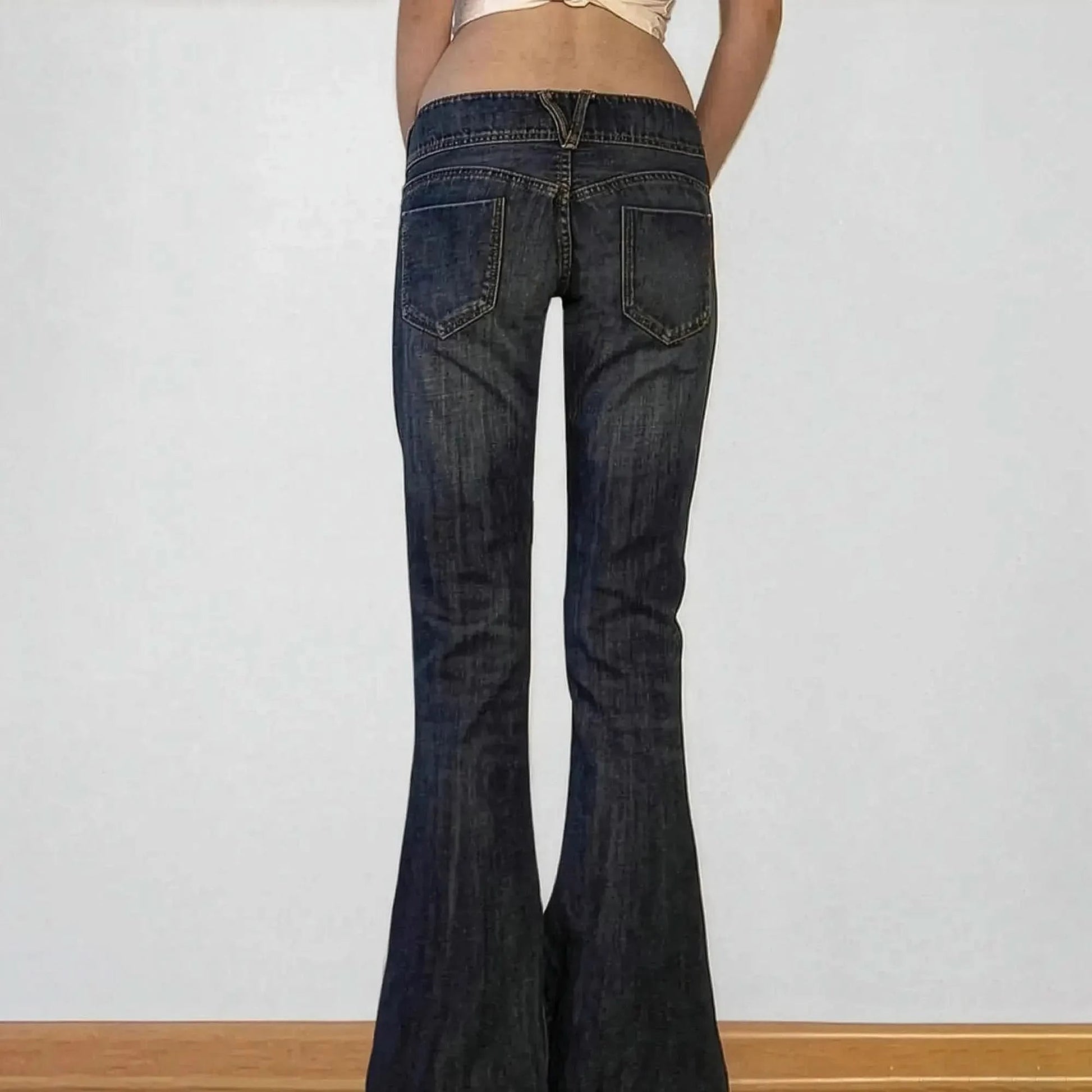 Jean flare vintage coupe évasée - Saylana