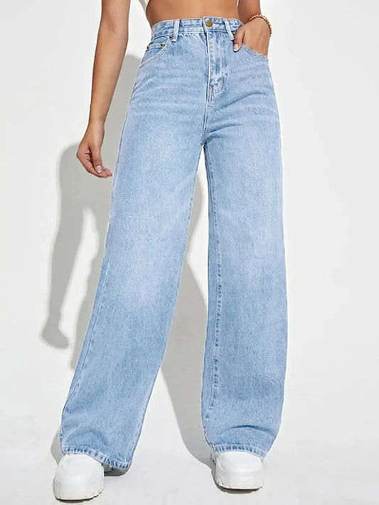 Jean Wide Leg Slim-Saylana