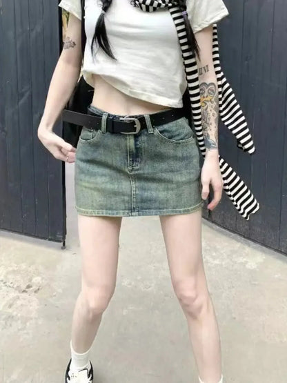 Jupe Courte en Denim Chic-Saylana