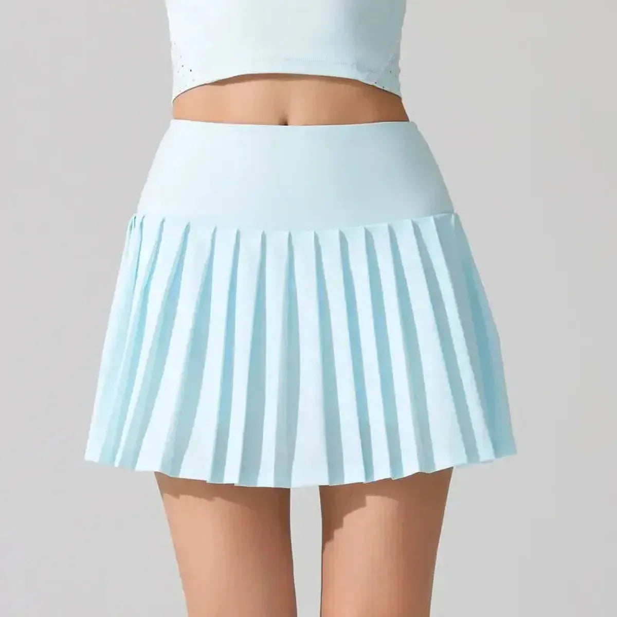 Jupe de Sport Fluide avec Short et Poches-Saylana