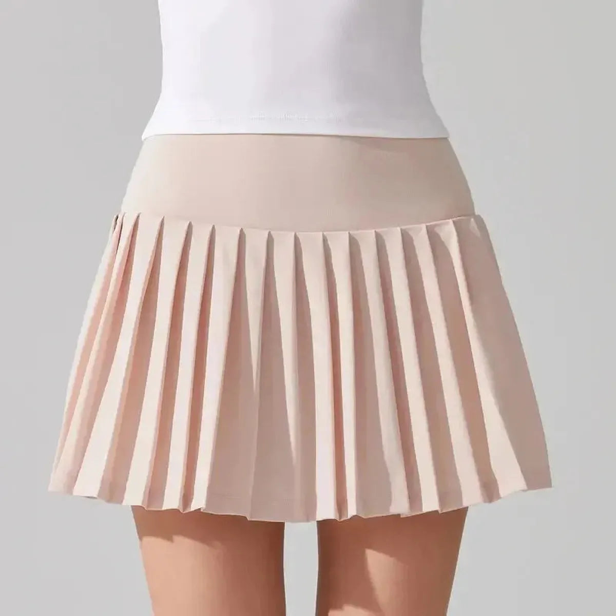 Jupe de Sport Fluide avec Short et Poches-Saylana
