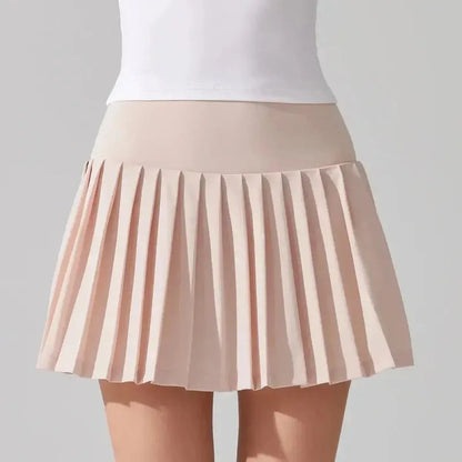 Jupe de Sport Fluide avec Short et Poches-Saylana