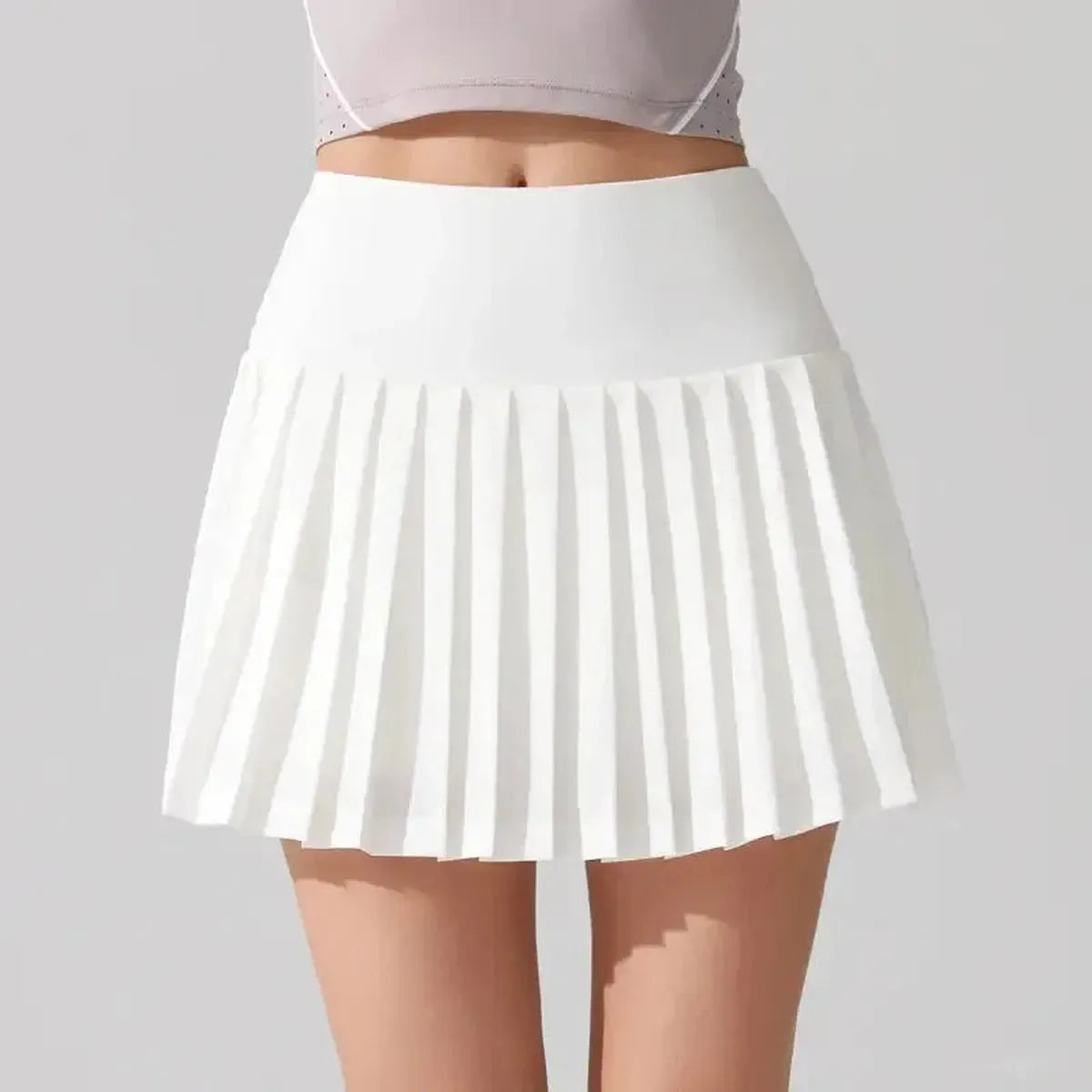 Jupe de Sport Fluide avec Short et Poches-Saylana