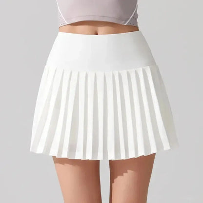 Jupe de Sport Fluide avec Short et Poches-Saylana