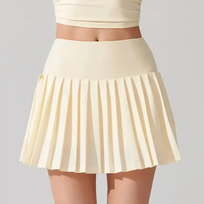 Jupe de Sport Fluide avec Short et Poches-Saylana