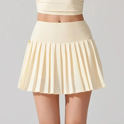 Jupe de Sport Fluide avec Short et Poches-Saylana