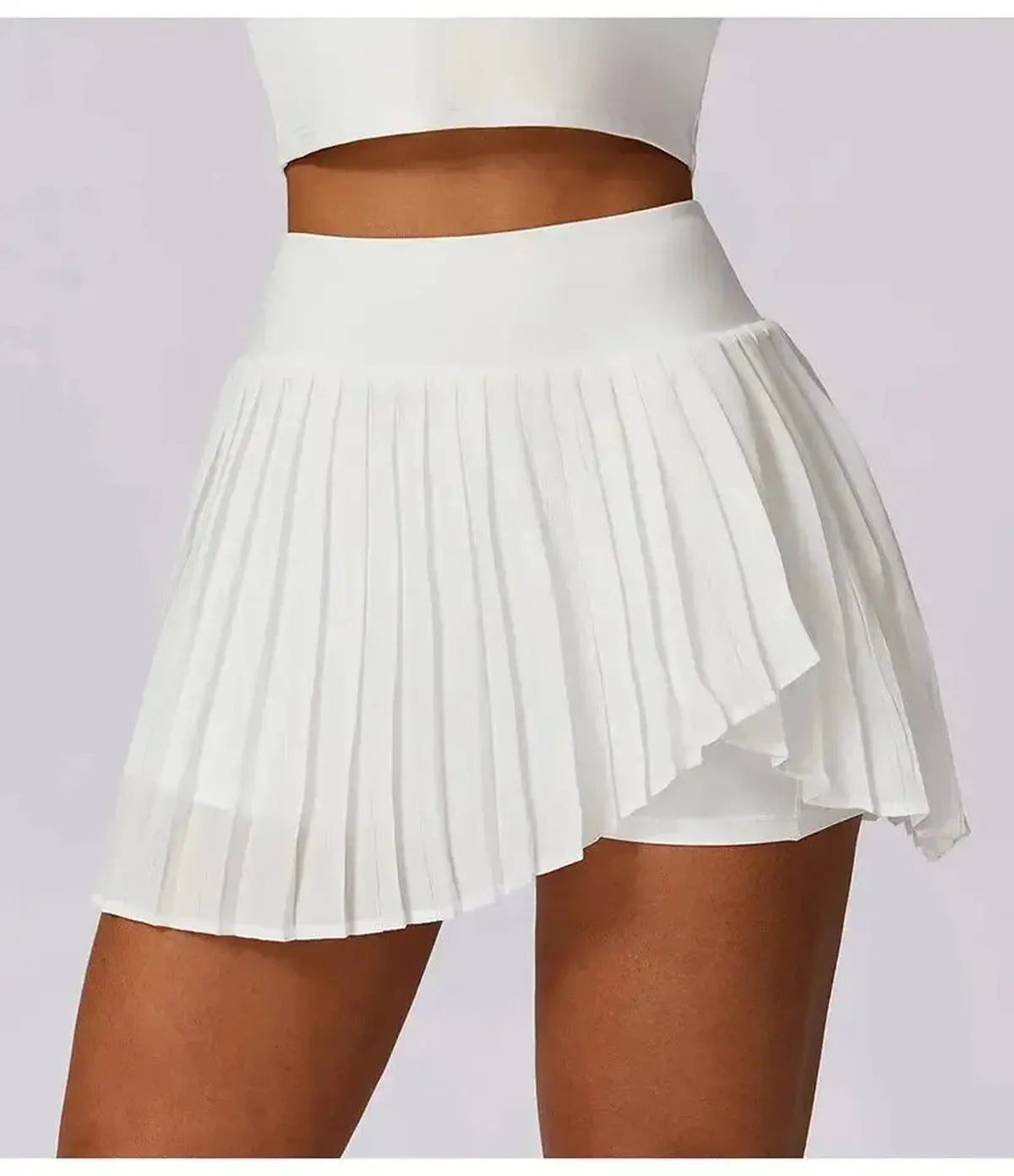 Jupe Plissée Sport Taille Haute-Saylana