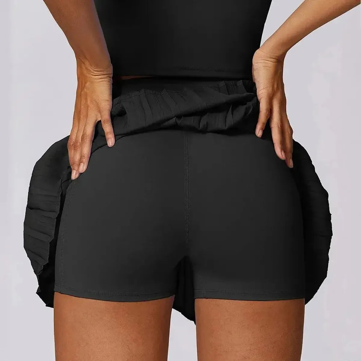 Jupe Plissée Sport Taille Haute-Saylana