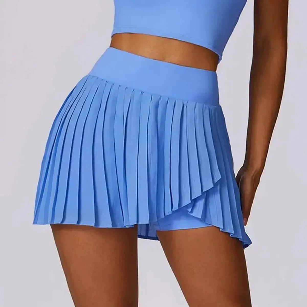 Jupe Plissée Sport Taille Haute-Saylana