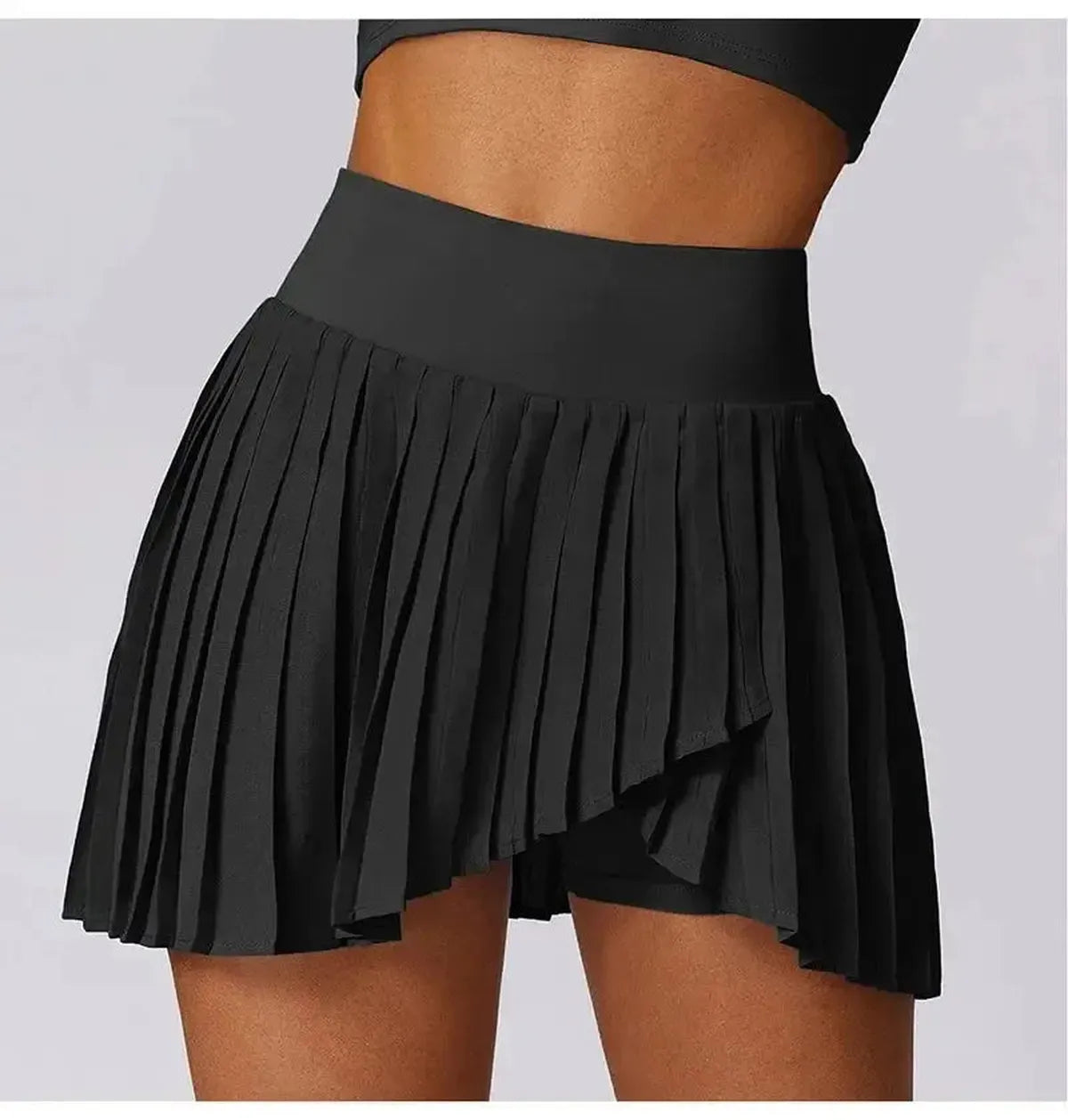 Jupe Plissée Sport Taille Haute-Saylana